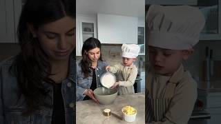 Pancake Mix Scones! these are super easy to make + Luke had so much fun!