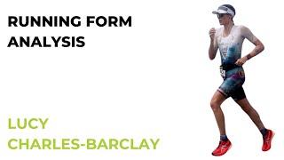 Lucy Charles Barclay's Running Form - Running at Ironman Triathlon World Champ's with strained calf