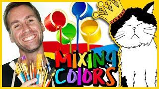  Mixing Colors! | Art and Painting Song for Kids | Mooseclumps | Kids Learning Songs