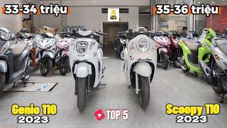 Honda Scoopy 110 2023 VS Honda Genio 110 2023 ▶️ Đối thủ ĐÁNG GỜM của Vision 110 2024  TOP 5 ĐAM MÊ