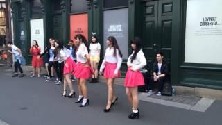 Young Asian girls Dancing at the Rocks, ( Sydney , Australia)