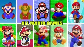 Evolution Of Mario's Deaths Animations (ALL MARIO GAMES!) (1981-2024) #PaperMario