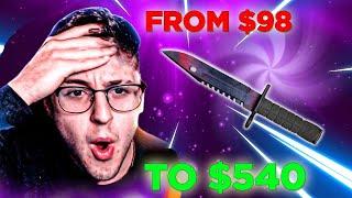 HE WON STATTRACK M9 BAYONET DOPPLER??!?! CRASH PAYS HUGE! | CSGOCOCK PROMO CODE 2022