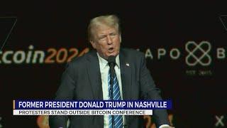 Trump addresses thousands at Bitcoin 2024 Conference in Nashville