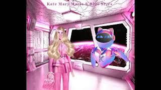 ‍️Princess Katie & little Blue StarsPink Hologram Chrome Catkids With Blue E Heart Eyes