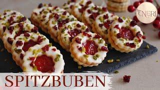 die schönsten SPITZBUBEN - mit Cranberries und Pistazien / byNeri