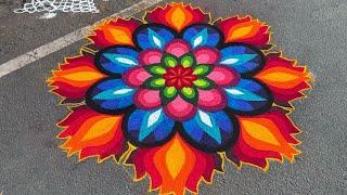 Rangoli tutorial #menteemaha #rangoli #art