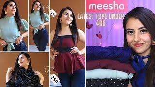 meesho tops haul under 400 | stylish tops | Vanya singh