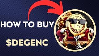 How To BUY $DEGENC - DEGEN CAPITAL BY VIRTUALS TOKEN CRYPTO COIN IN 60 SECONDS