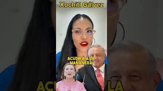 Xochitl Gálvez acudirá a la mañanera, por réplica. #shorts #mañanera #noticias #mexico