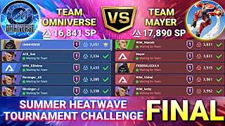 Final Omniverse vs Mayer - Summer Heatwave Tournament Challenge - Mech Arena Robot Showdown Custom