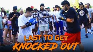 LAST TO GET KNOCKED OUT WINS $500 SACRAMENTO! PART 2