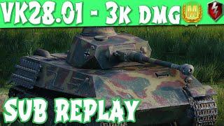 VK28.01 WOT Blitz 3.1k dmg 3 kills Ace Mastery | Littlefinger on World of Tanks Blitz