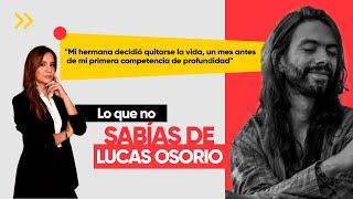 Lucas Osorio: Apneista resiliente a quien le cambió la vida tras la muerte repentina de su hermana