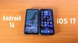 Android 14 Vs iOS 17 Speed Test