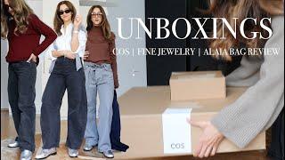 New COS | Jewellery Unboxing | Cartier Love Bracelet and Alaia Bag Review