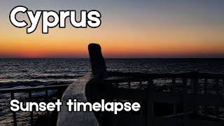 Sunset timelapse, Paphos, Cyprus | 4K