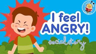 I Feel Angry - A Social Story! #autism #socialstories #selfregulation #neurodiversityaffirming