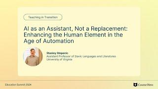 AI as an Assistant, Not a Replacement: Enhancing the Human Element in the Age of Automation