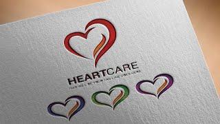 Heart Design I Adobe Illustrator Tutorial I Logo Design