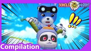 Jungle Agent EP10-12 | Compilation 04 | Robot | Toys | Superhero | For Kids | Cartoon | Season 1