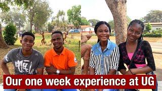 Level 100 Students share their One Week Experience at the University of Ghana | A must watch