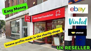 Insane profits - So much money made in these Charity shops - UK EBay & Vinted reseller