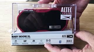 Altec Lansing Baby Boom XL Bluetooth Wireless Speaker Unboxing 8-9-19