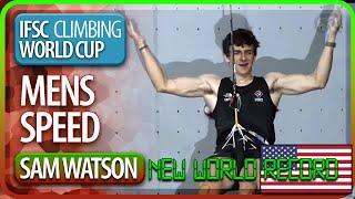 Speed Climbing World Record | Sam Watson | USA