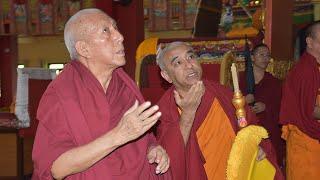 His Eminence Prof. Samdong rinpoche  to Drepung Gomang Monastery