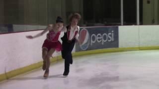 Eliana GROPMAN / Ian SOMERVILLE practice FD  2017 U.S. Nationals