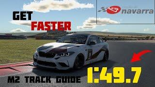 iRacing BMW M2 CS Navarra Detailed Track Guide - 1:49.7