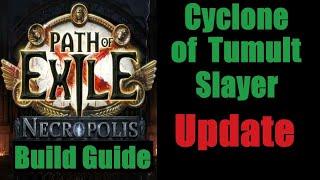 Cyclone Slayer Build Guide Update - Super Detailed New Player - Path of Exile Necropolis PoE 3.24