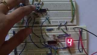 Random number generator with 7 segment display