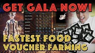 GET GALA NOW! How to Farm 100 MHW Food Vouchers an hour