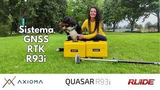 RUIDE Sistema GNSS RTK QUASAR R93i