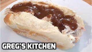 HOT ROAST CHICKEN BUTTER AND GRAVY ROLL - Greg's Kitchen