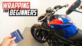 Vinyl Wrapping a Motorcycle Beginners Guide