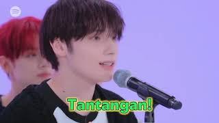 [INDO SUB] TXT Bahasa Challenge on Spotify K-Pop ON! Hub!