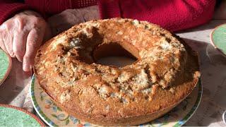 Ciambella con Zucca Caramellata, farina di noci, emozionante da quanto è buona!!!