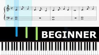 Chopsticks - Piano Lesson Slow BEGINNER