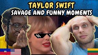 REACTION TO Taylor Swift SAVAGE and funny moments | FIRST TIME WATCHING