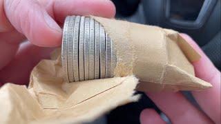 EPIC SILVER SCORE! Coin roll hunting half dollars! 4 FULL ROLLS OF SILVER! WOW!