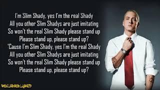 Eminem - The Real Slim Shady (Lyrics)