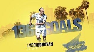 GOAL RECORD: All of Landon Donovan's 136 MLS regular season goals