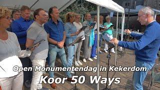 Optreden Koor 50Ways in Kekerdom