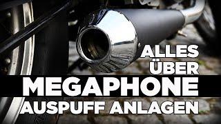 Alles über den Megaphone Auspuff. 4 Auspufftöpfe im Vergleich. So klingen sie und wie man sie Dämmt.