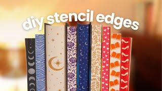 Turn Your Books into Special Editions | DIY Stenciled Edges Tutorial 