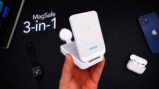 How To Charge iPhone, AirPods & Watch (at the same time!) Anker MagGo 3-in-1