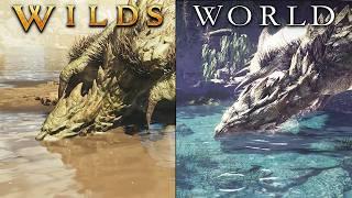 Monster Hunter Wilds details vs World